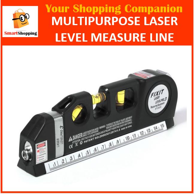 Multipurpose Guide Leveler Straight Project Line Measuring Tape Level Tools Ruler Laser pointer LevelPro 03 Level Pro