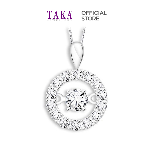 Dancing diamond deals pendant necklace