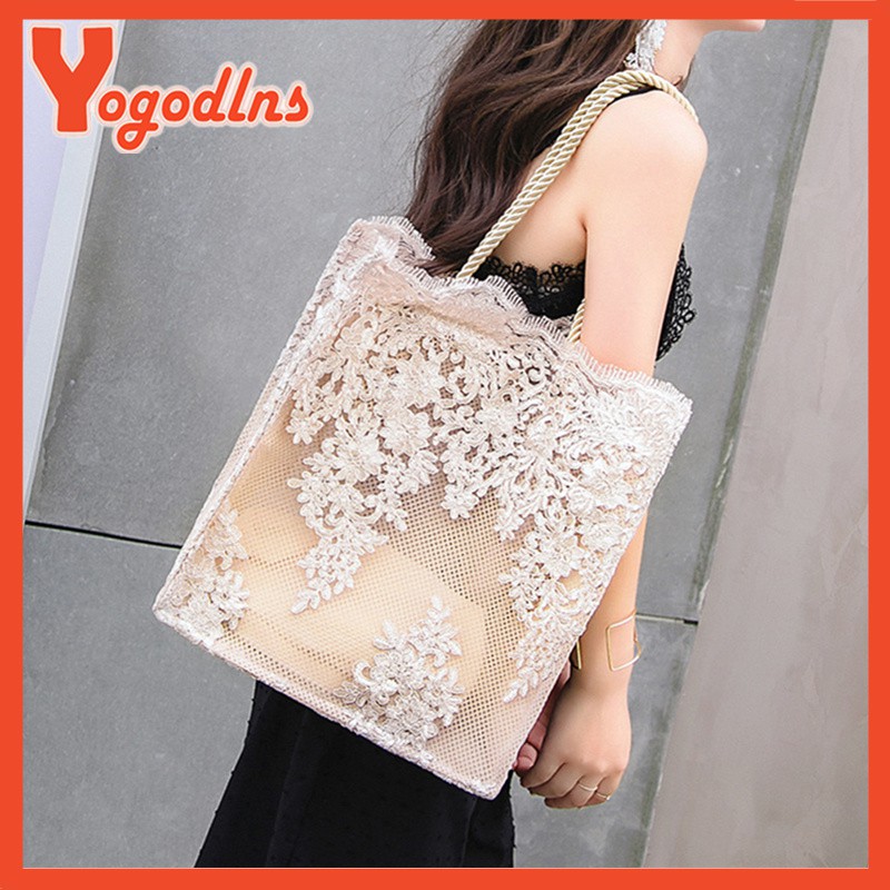 White lace sale handbag