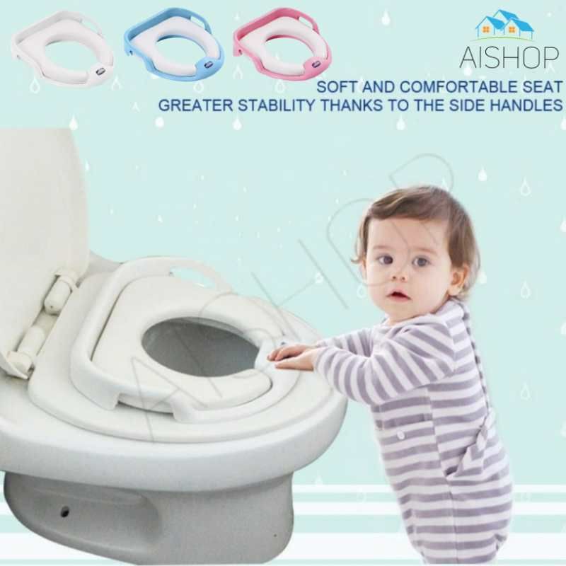 [SG Seller]Portable Baby Toilet Seat Soft Potty Pad Baby Training Potty