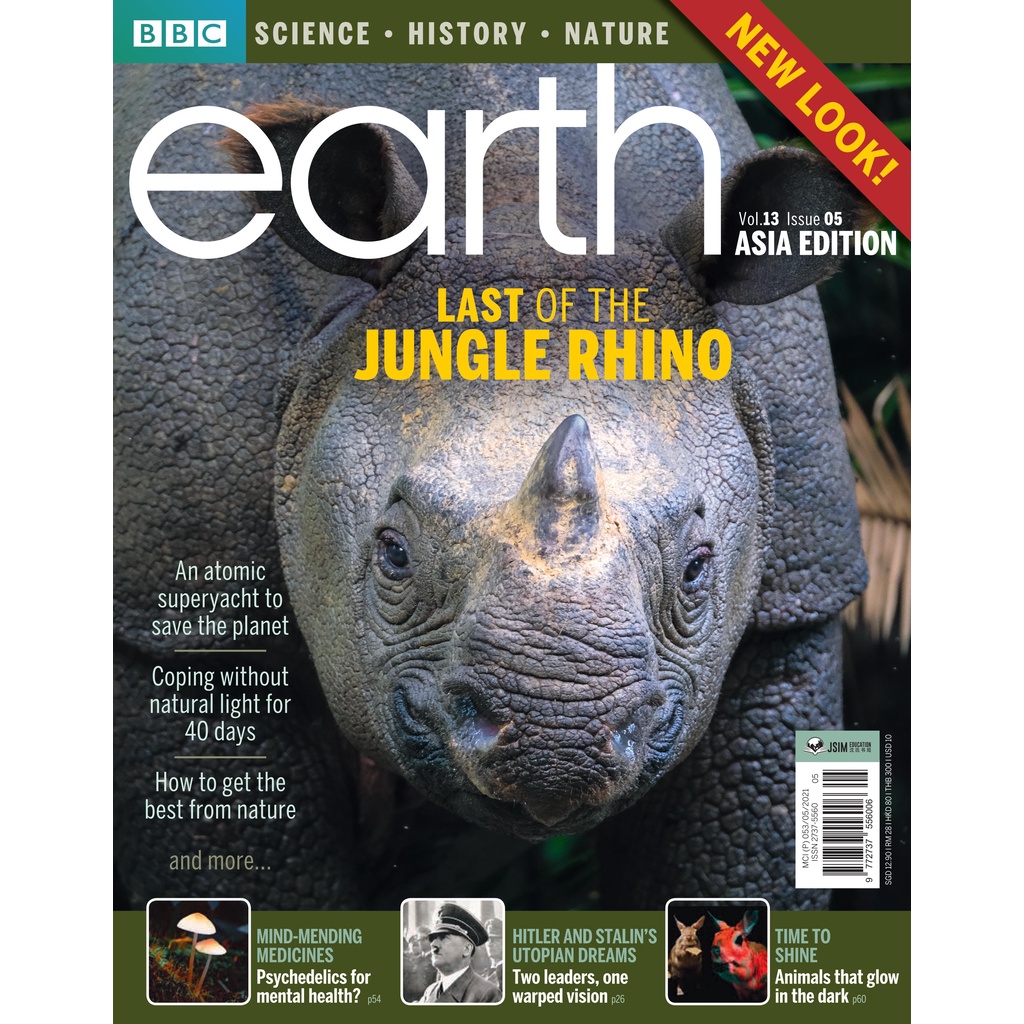 BBC EARTH MAGAZINE (1 YEAR 6 ISSUES) BY JSIM EDUCATION [SCIENCE HISTORY ...