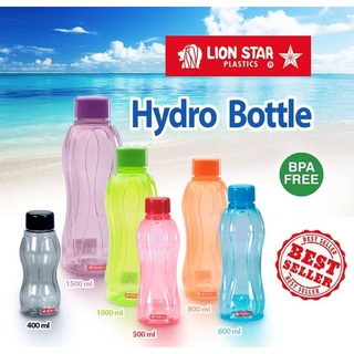 Lion Star Hydro Drinking Bottles 400ml, 500ml,600ml,800ml,1000ml,1500ml ...