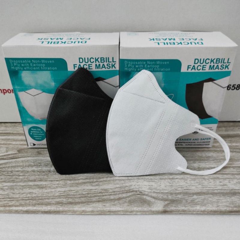 Duckbill face mask 3ply mask Contents 50pcs duckbill mask mask mask Shopee Singapore