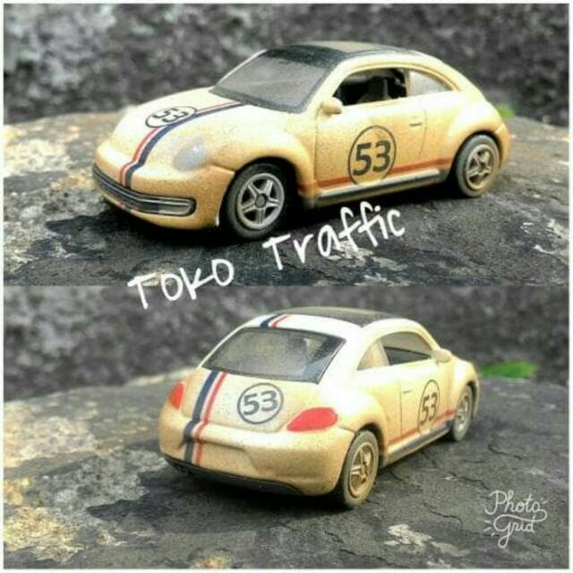 Volkswagen new beetle custom Herbie Mud 60 Scale welly nex dus ada full