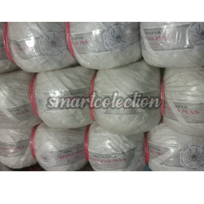 THERE IS A White Raffia Rope 300gr (Monggo Brand) | Shopee Singapore