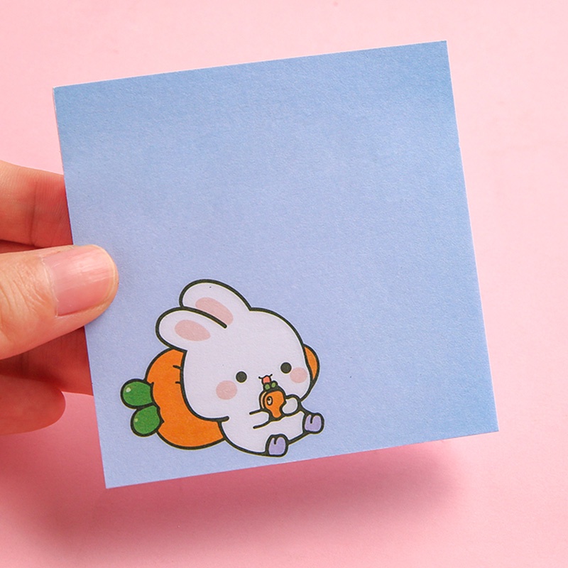 80 Sheets Cartoon Sticky Notes Student DIY Decorative Memo | Shopee ...