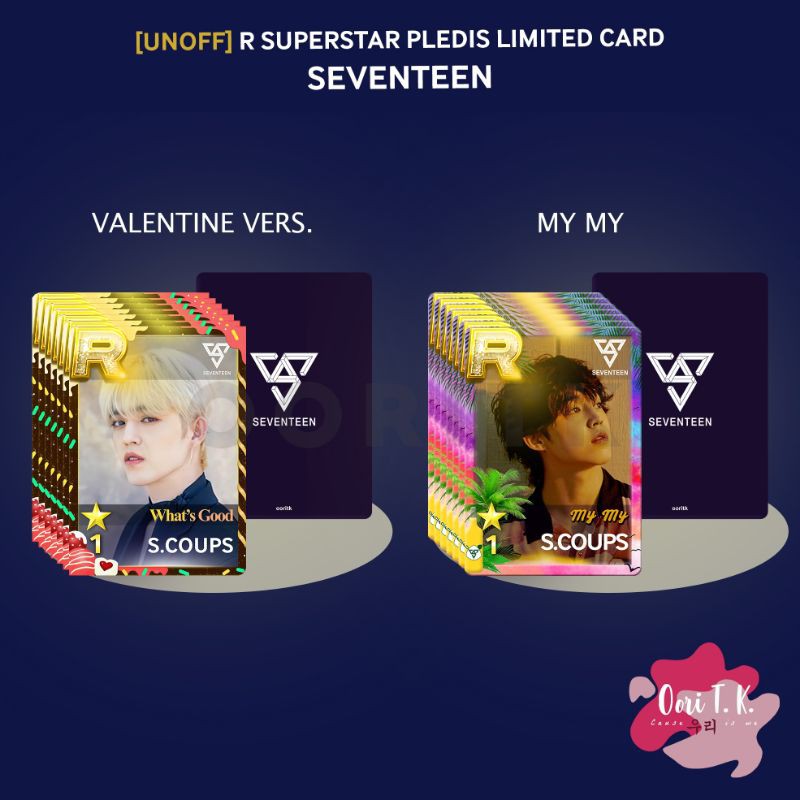 (MIN Purchase 3pcs - MIX) [UNOFF] R CARD SEVENTEEN LIMITED EDITION ...