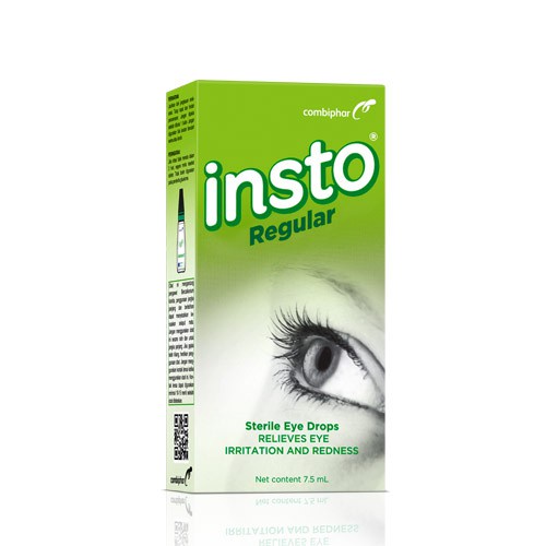 Insto Eye Drops Regular 7.5ml / Obat Tetes Mata / Mata Merah / Mata Iritasi / Mata Kering - Gambar 3