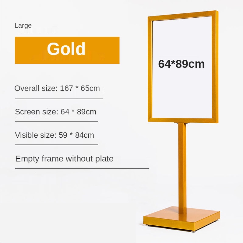 Display Stand Advertising Display Shelf Metal Vertical Stand Standing