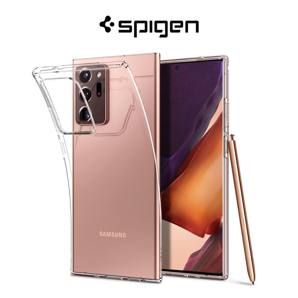 Spigen Note 20 Ultra Case Cover Samsung Galaxy Liquid Crystal Casing Durable Flexible & Premium Clarity