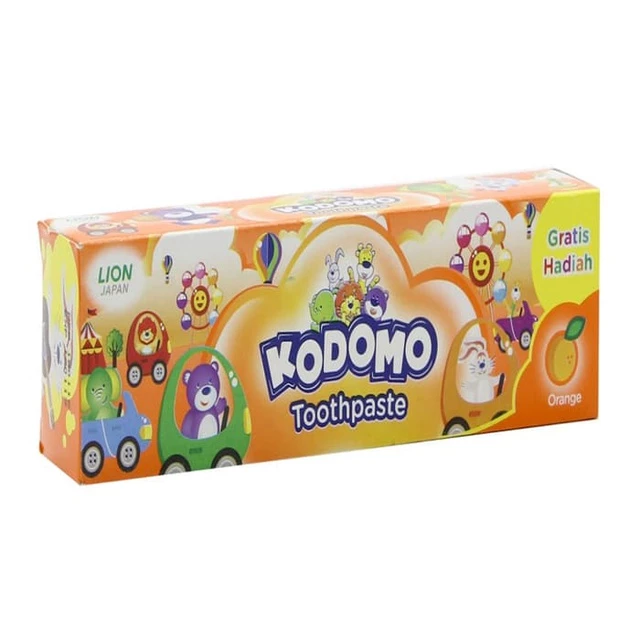 Kodomo Pasta Gigi Orange Tube 45 gr - Gambar 3