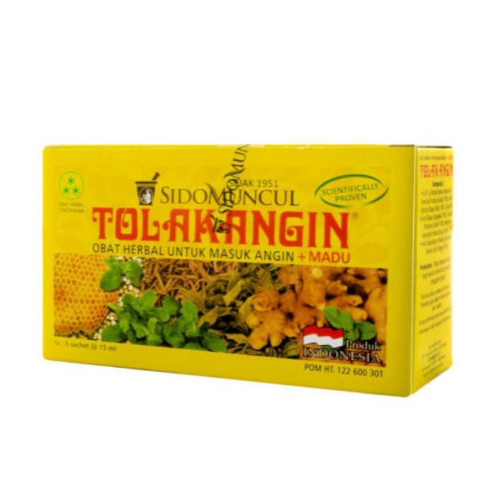 TOLAK ANGIN CAIR PLUS MADU 1 KOTAK ISI 5 SASHEET @15 ML/MASUK ANGIN/KEMBUNG/DAYA TAHAN TUBUH - Gambar 2