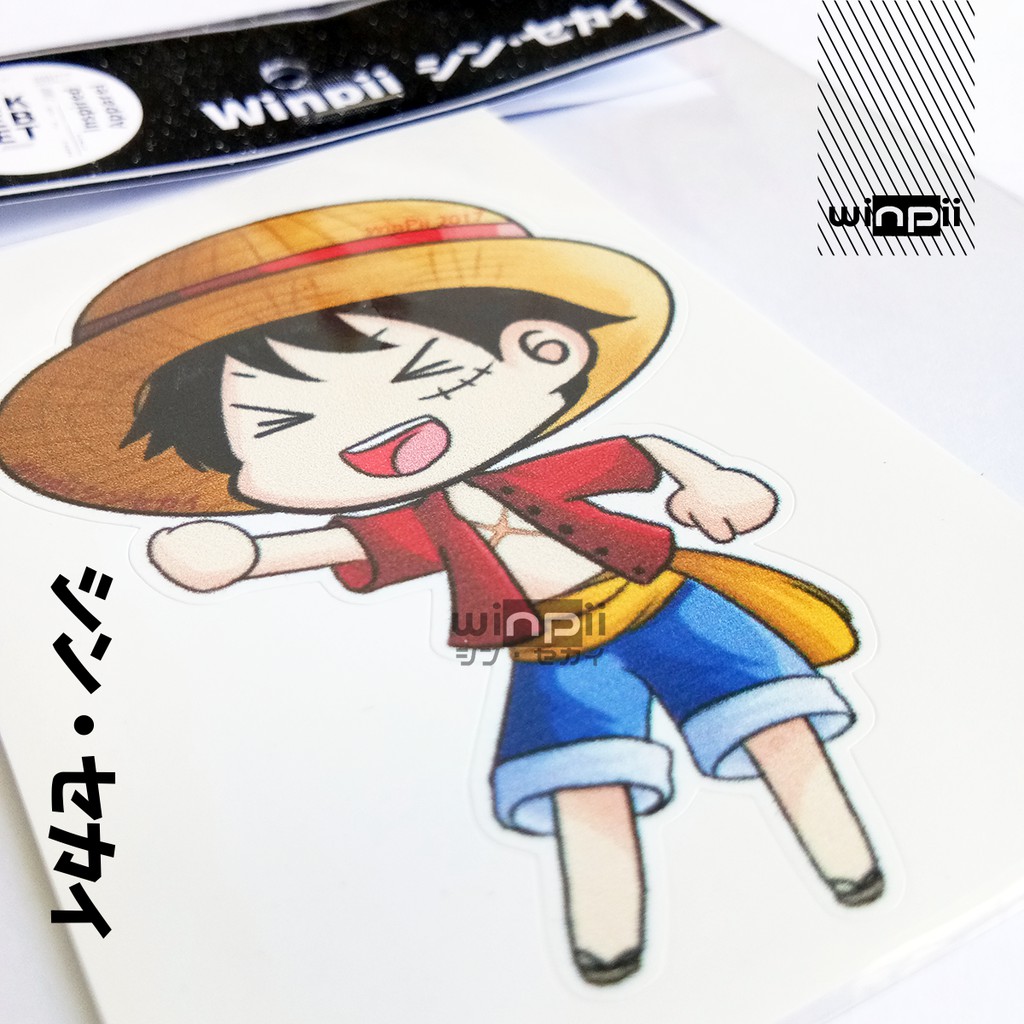Stickers / Stickers monkey D Luffy Anime One Piece | Shopee Singapore