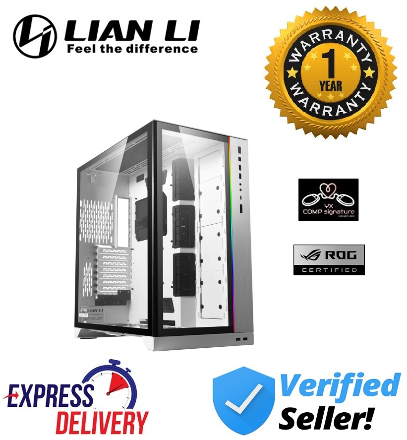 LIAN LI O11 Dynamic XL ROG TG E-ATX BLACK/WHITE | Shopee Singapore