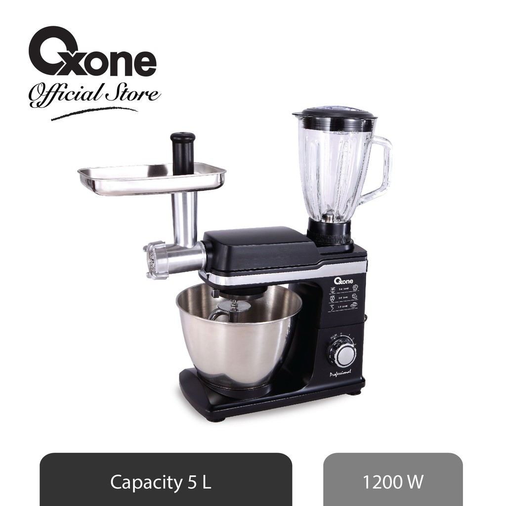 Oxone OX857 Proffesional Mixer Blender Grinder Daging Tulang 5L - Gambar 3