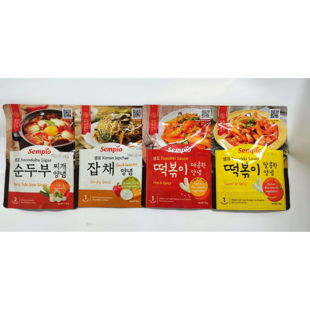 Sempoi Toppoki Sauce/Korean Japchae/Soondubu Jjigae/Korean Sauce/Tofu ...