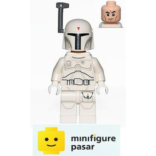 White boba fett lego figure sale