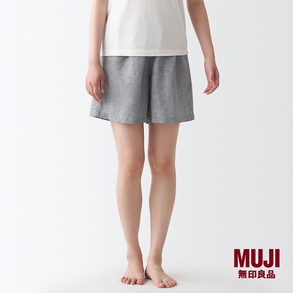 MUJI Ladies Lyocell Linen Short Pants Shopee Singapore