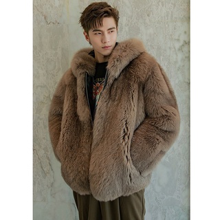 Mens fluffy hot sale winter coats