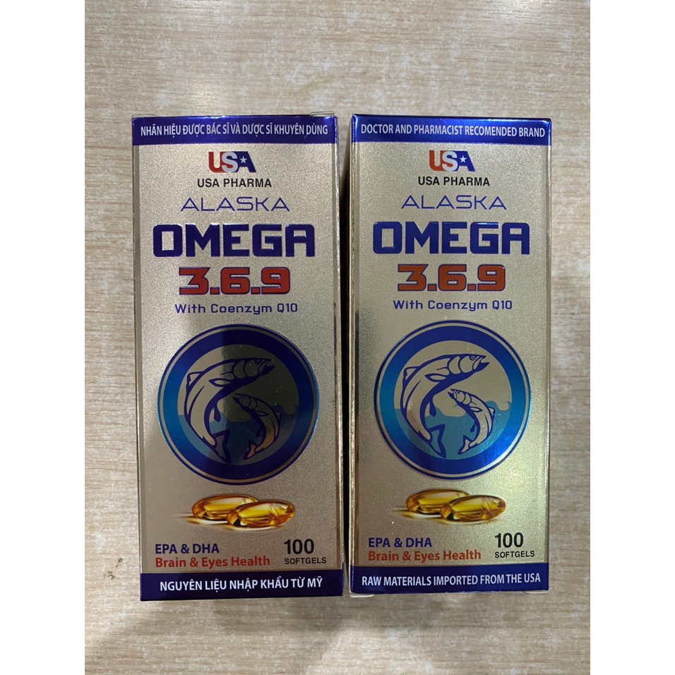 Alaska Omega 369 Fish Oil Oral Tablets Brain Tonic, Enhance Eyesight, Reduce The Risk Of