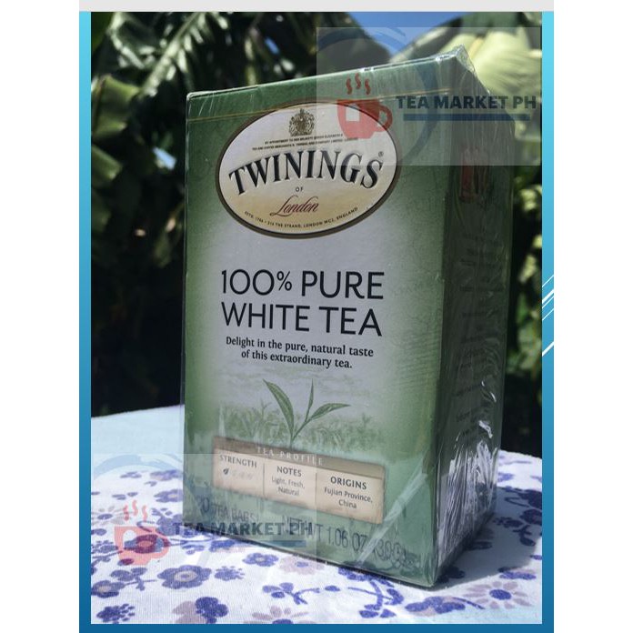 Twinings 100 Pure White Tea (20 Tea Bags, Imported) Shopee Singapore