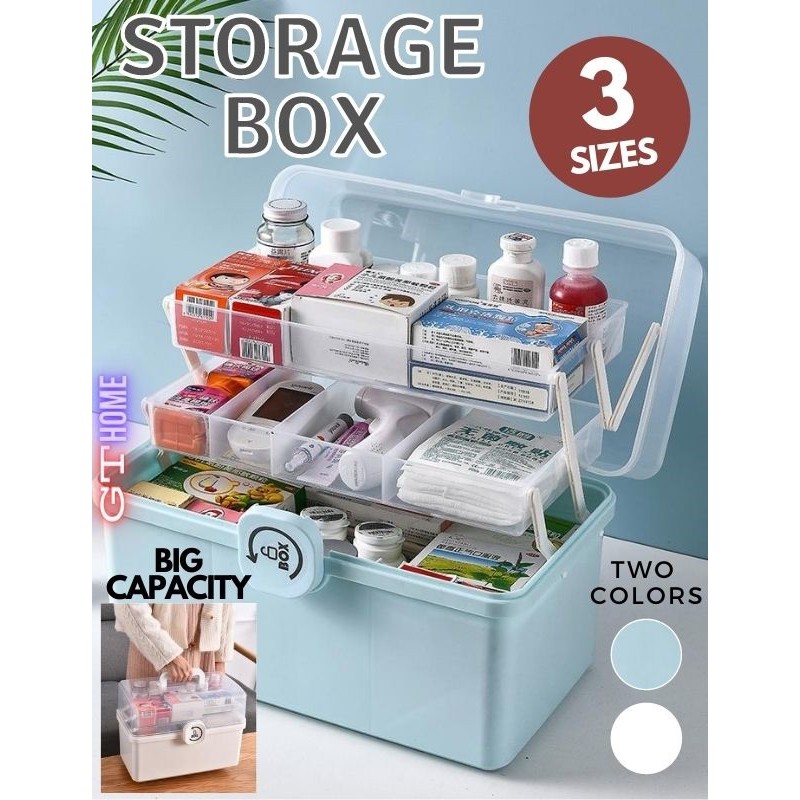 General Purpose Storage Box Storage Organizer served as Tool Box or First Aid Box