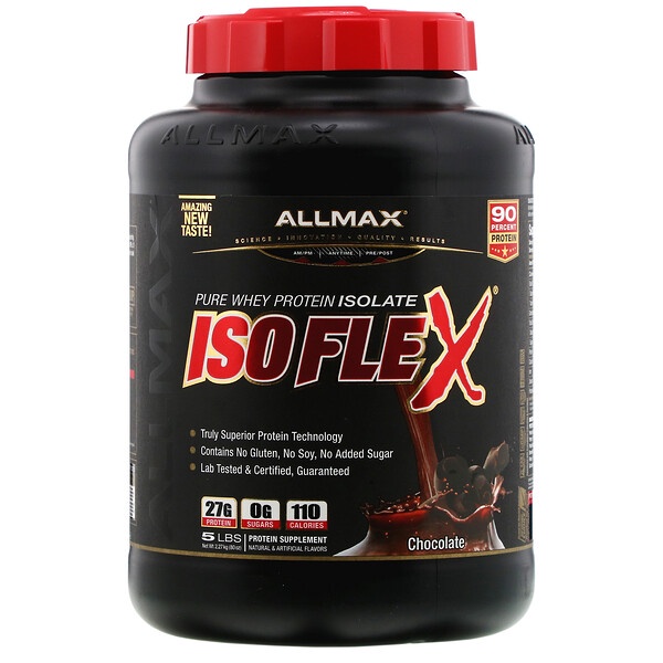 ALLMAX Nutrition, Isoflex, Pure Whey Protein Isolate (WPI IonCharged
