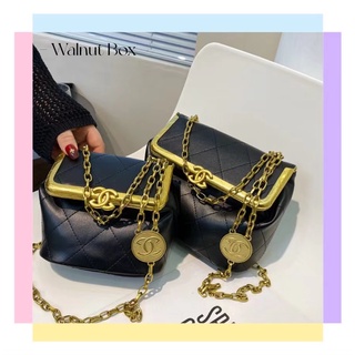 WomenBOX Bag 2022 Chain Fashion Single Shoulder Crossbody Mini Casual  Square Bucket Bags Rhombic Handbag