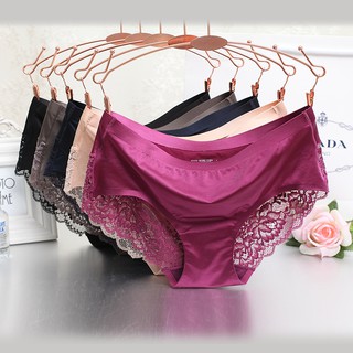 LEVAO Fashion Ladies Cotton Lettert Print Cute Underwear Seamless