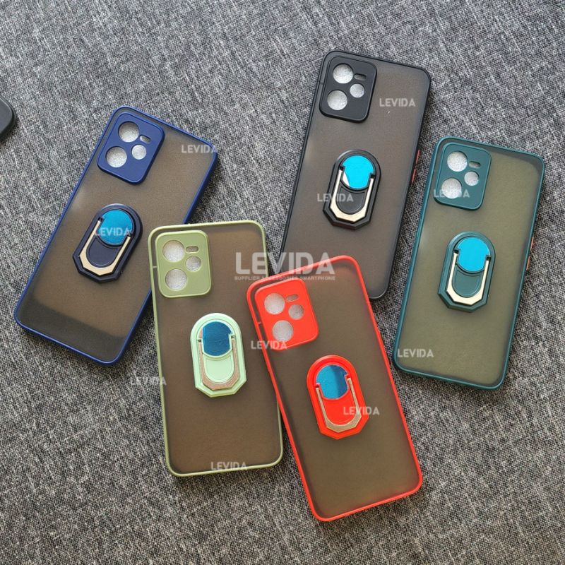 Case Realme C31 Realme C35 Realme Narzo 50a Prime Xiaomi 12 Xiaomi 12 Pro Case Dove Matte Protect Kamera + Ringstand Case Aero Realme C31 Realme C35 Realme Narzo 50a Prime Xiaomi 12 Xiaomi 12 Pro