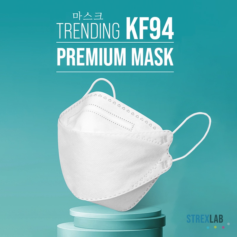 KF94 Mask Bundle - 4 Ply Facemask, Protective Gear, Carbon Filter, Anti ...
