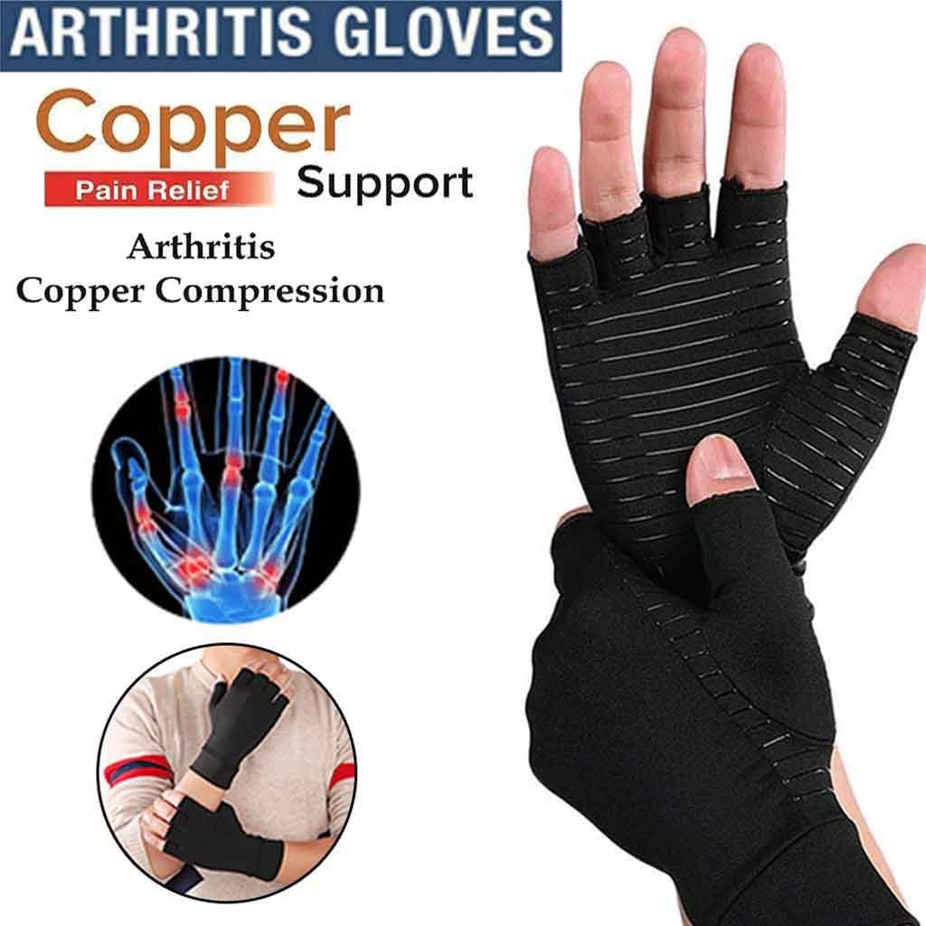 2020 New Compression Arthritis Gloves Fit Carpal Sports Copper Joint Pain Elastic Hand Support
