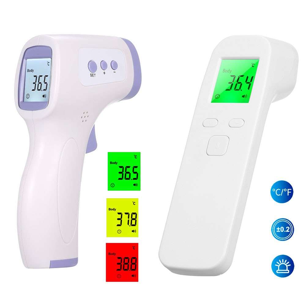 Non-contact Infrared Forehead Thermometer Body Ear Temperature ...