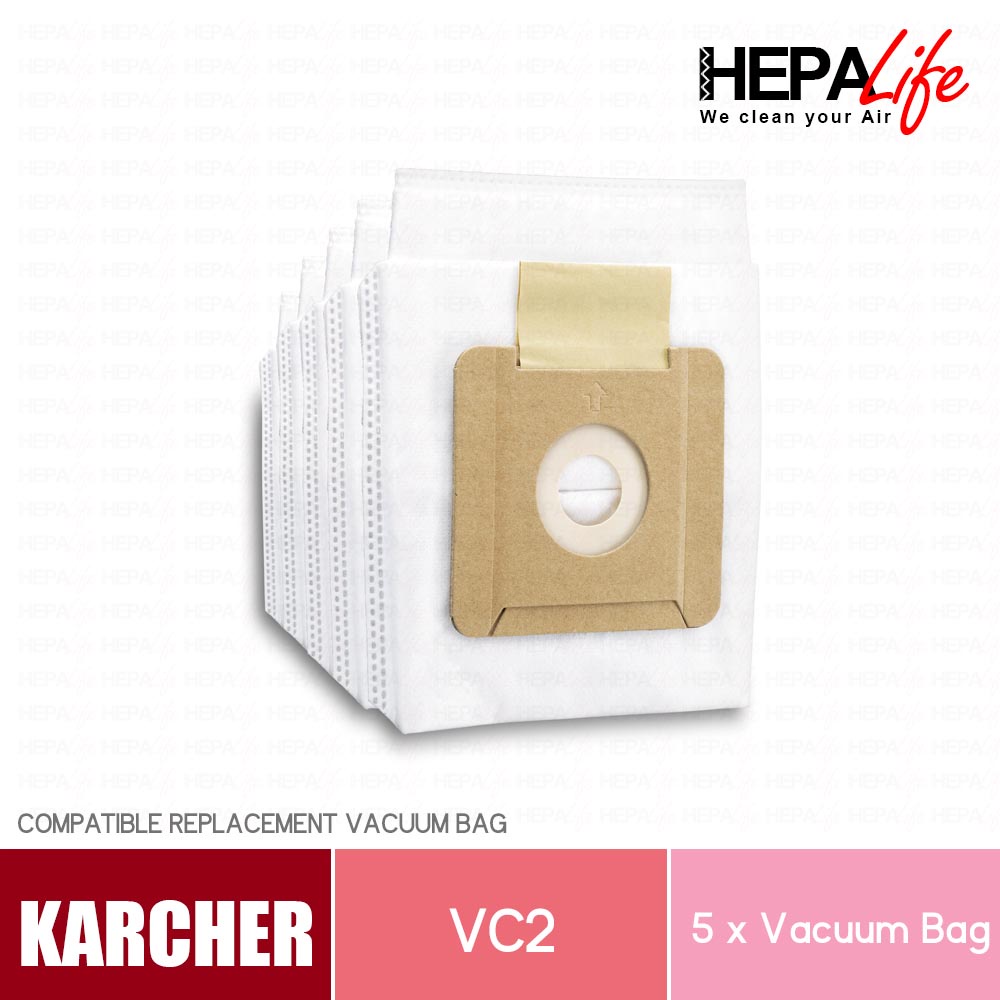 Karcher Vc2 Compatible Vacuum Bag Shopee Singapore