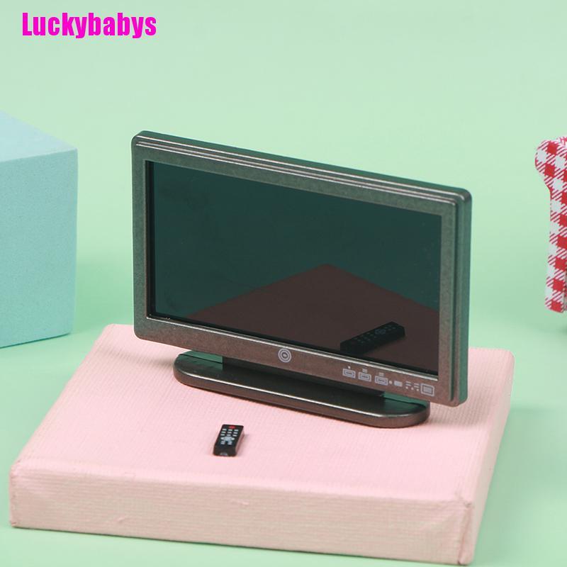 [Luckybabys] New 1:12 Doll House Tv Remote Control Simulation Miniature ...