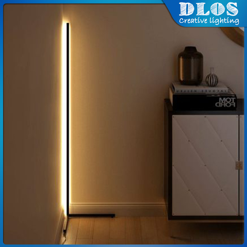 Linear LED Floor Lamp Simple Style Is Used For Corner Lamp In Bar And ...