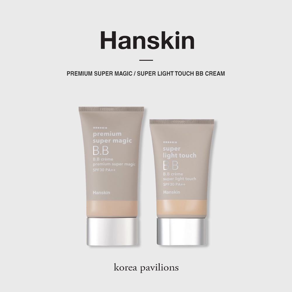 Hanskin] Super Magic BB Cream 45g / Super Light Touch BB Cream 30g