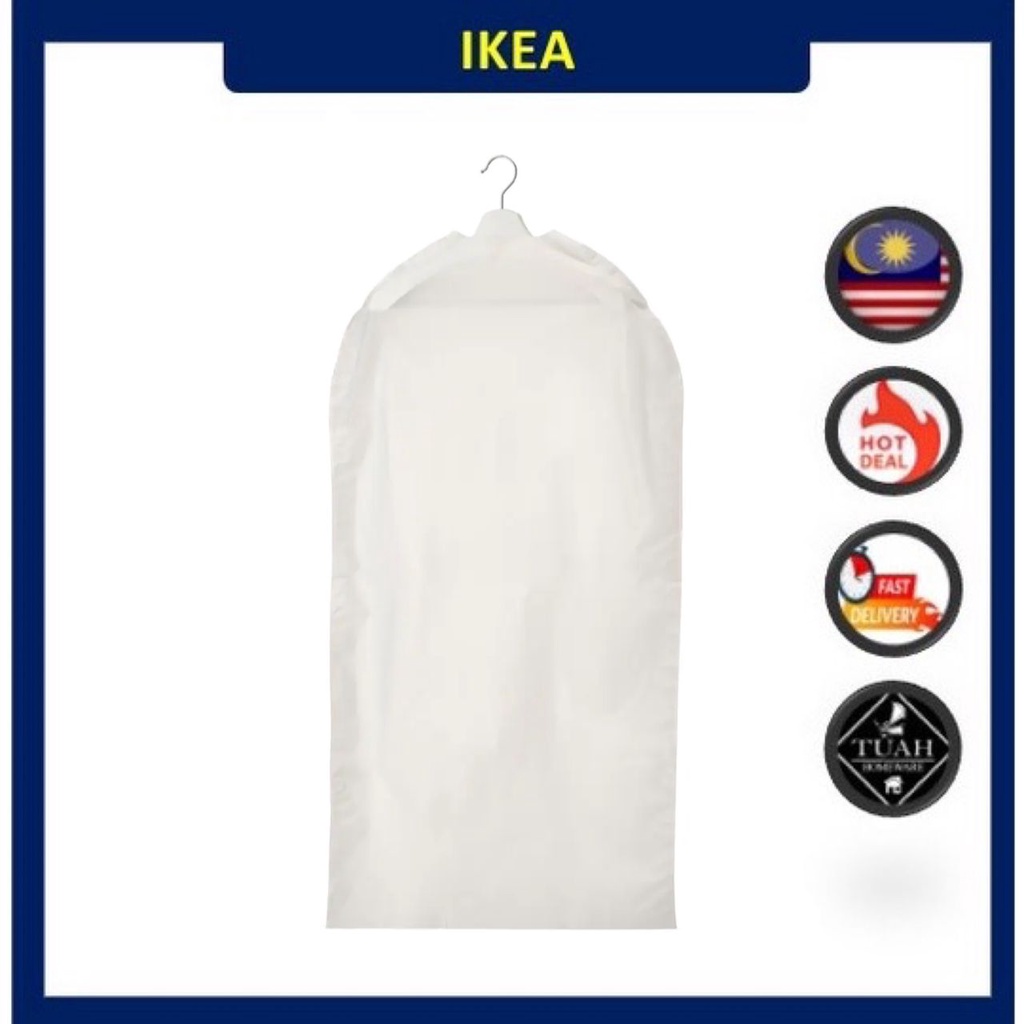 RENSHACKA Clothes cover, transparent white - IKEA