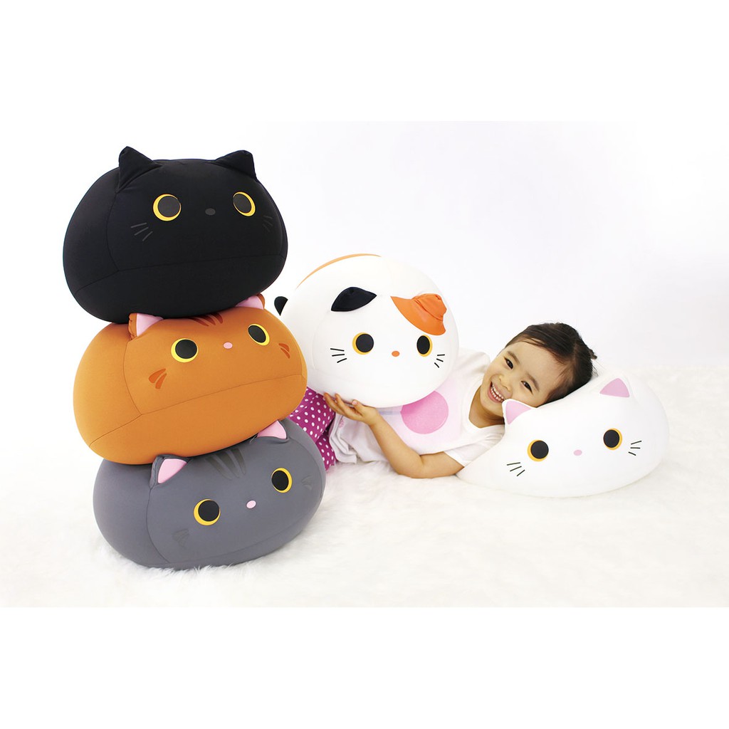 Cushion Mogu Japan Toy Mogucchi MiTan (Cat Cushion) Pillow Cushion