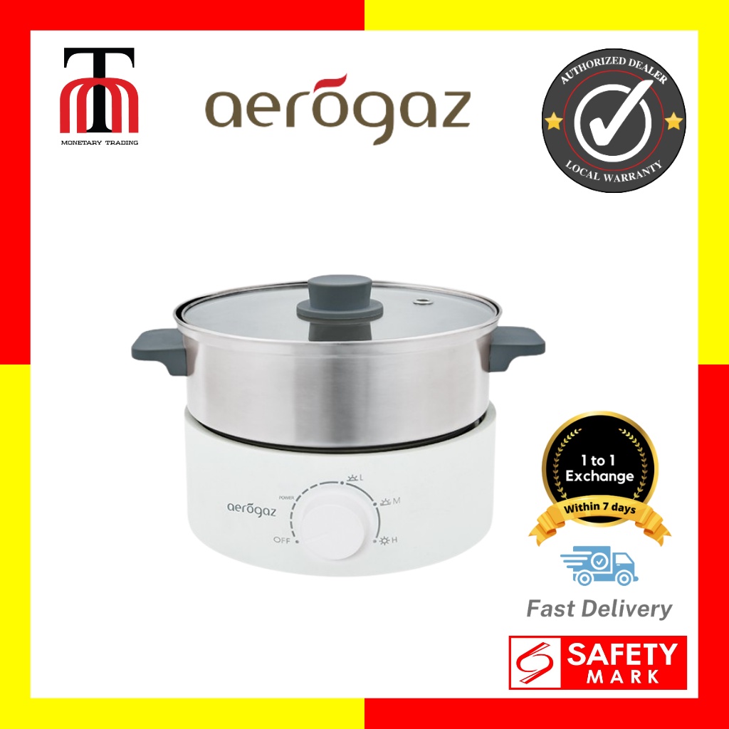 Aerogaz 2.0L Multi function Mini Cooker 2 In 1 AZ 2021MG