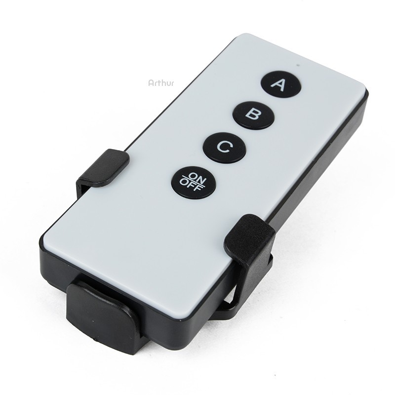 Arthur 220V Wireless 3-Way ON/OFF Digital Light Lamp Wall Switch with ...