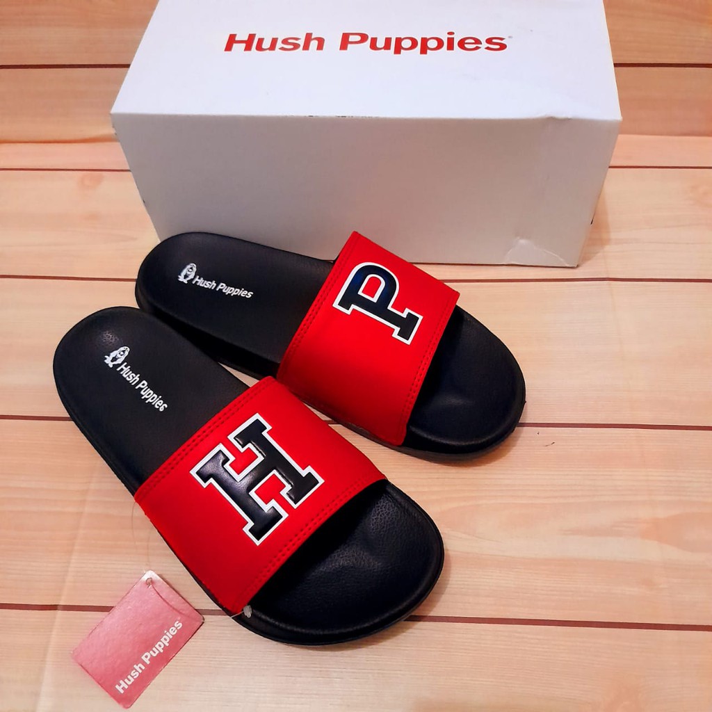 Fashion hush puppies red sandals