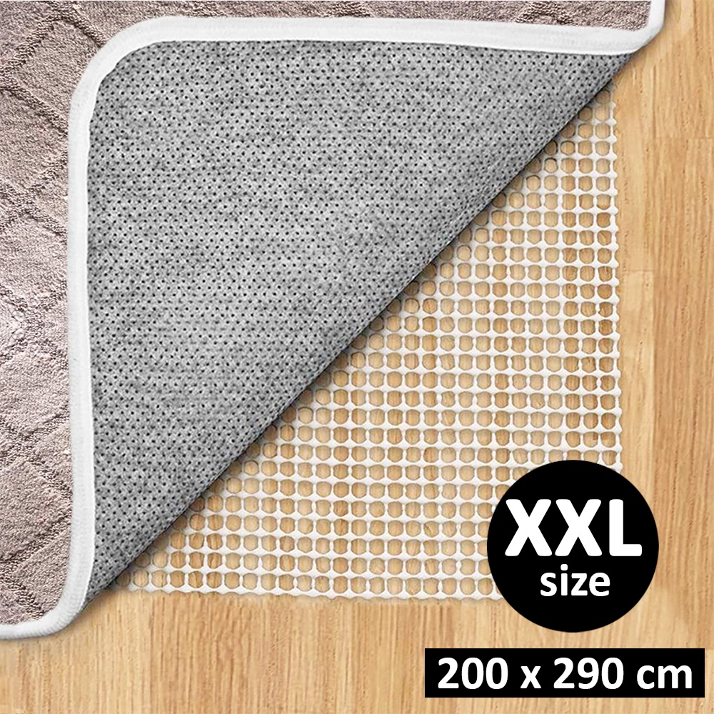 XXL Non Slip Carpet Rug Gripper Pad Underlay 200 X 290 cm Floor