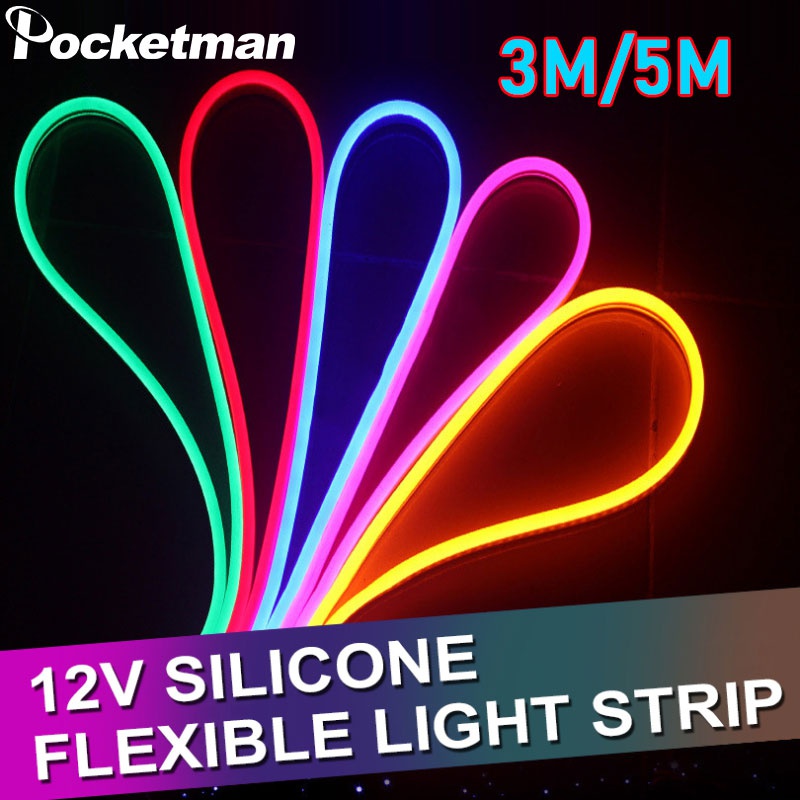 POCKETMAN 20M LED Luz de tira flexible LED Neon Flex Tube 120led