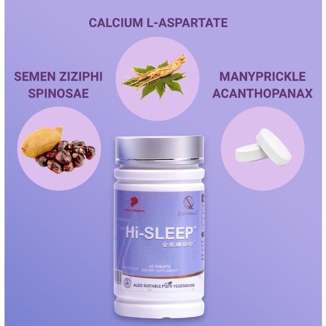 [LATEST STOCK] QN Wellness Hi-Sleep For Quality Sleep 全能睡轻松 60 Tablets ...