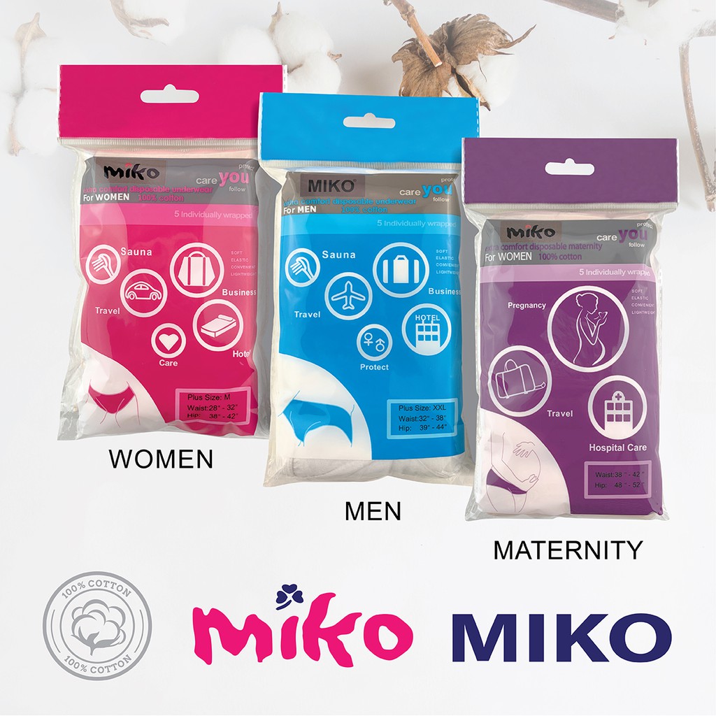 Miine disposable shop underwear