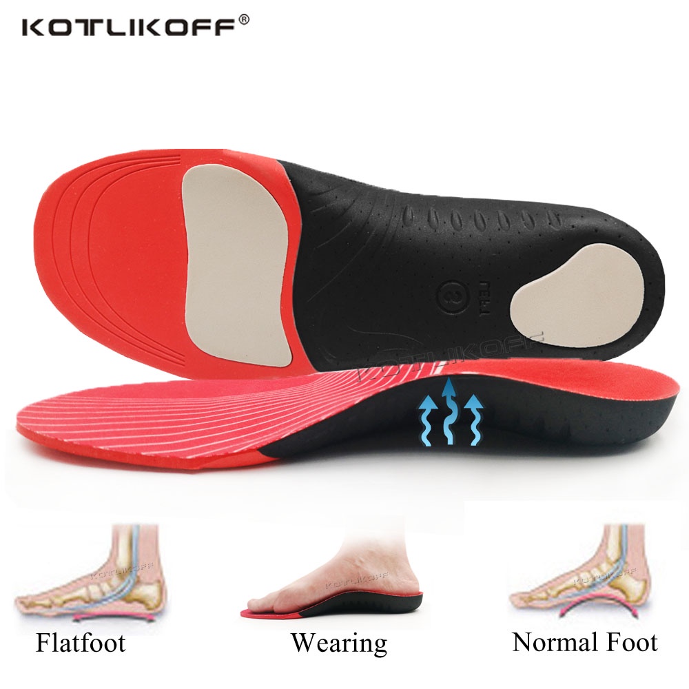 EVA Orthopedic Insoles For Feet Arch Support Flat Foot Corrector Heel ...