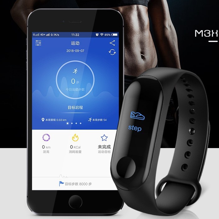 Ready Stock M3 Smart Watch Smart Band Fitness Tracker Bluetooth Waterproof Jam Tangan Jam Pintar Shopee Singapore