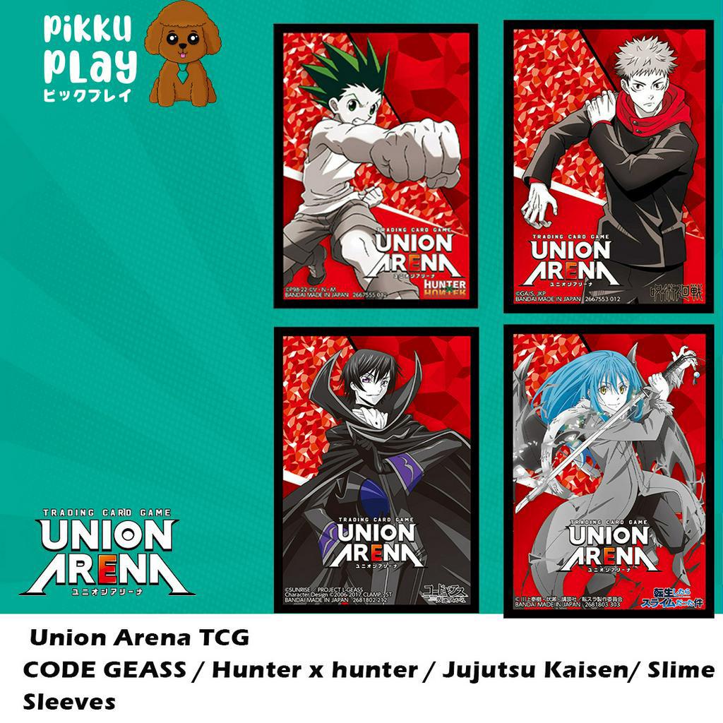 Union Arena TCG CODE GEASS / Hunter x hunter / Jujutsu Kaisen Sleeves |  Shopee Singapore