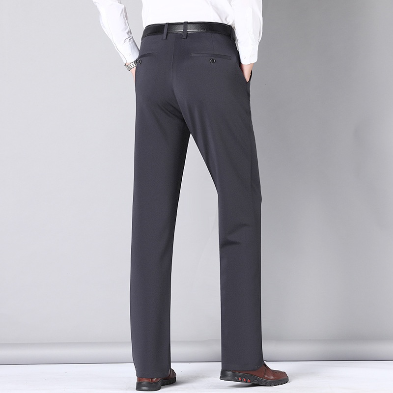 saferido Men's Business Dress Pants Korean Style Slim Fit Office Social Suit Pants Casual Trousers Streetwear Black White Trousers 29-36